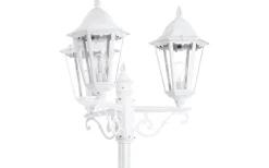 Kompletta Stolplyktor<Eglo Navedo Stolplykta 2,2m Vit IP44