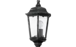 Navedo Vägglykta Svart/Silverpatina IP44