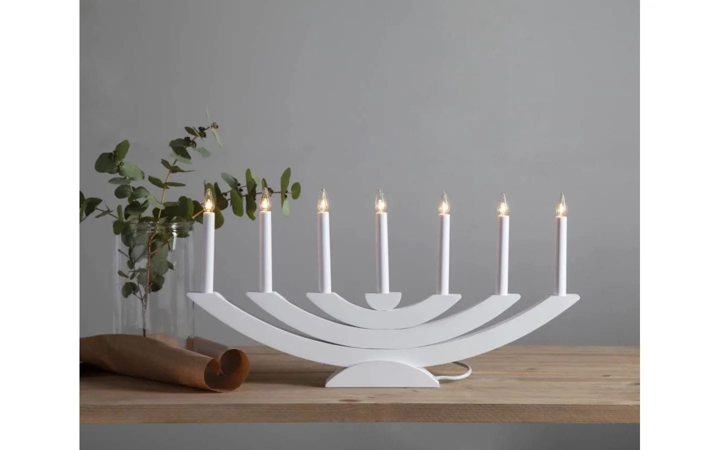 Visa Alla Adventsljusstakar|Adventsljusstakar 0-30 Cm<Star Trading Navida Adventsljusstake 30cm Vit