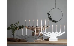 Visa Alla Adventsljusstakar|Adventsljusstakar 0-30 Cm<Star Trading Navida Adventsljusstake 30cm Vit