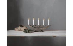 Navida Ljusstake 24cm Brun