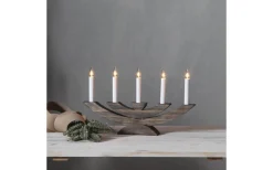 Navida Ljusstake 24cm Brun