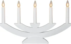 Star Trading Navida Ljusstake 24cm Vit* Visa Alla Adventsljusstakar|Adventsljusstakar 0-30 Cm