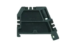 Kopplingsplintar,Kabelkanal.<Malmbergs Ändstöd, Med skruv