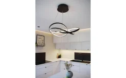 Aneta Nebulosa Taklampa 65cm LED 48W 3000K Svart* Stora Taklampor Ø50-69 Cm