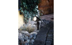 Markbelysning<Eglo Nema 1 Markspotlight GU10 LED 3000K 3W Svart IP44