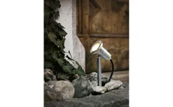 Eglo Nema Markspotlight GU10 LED 3000K 4,5W Rostfritt Stål IP54* Markbelysning