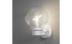 Vägglyktor<Konstsmide Nemi Vägglykta Skymningsrelä Vit IP44