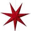 Visa Alla Julstjärnor|Julstjärnor Med Sladd<Konstsmide Neo Julstjärna 78cm Röd Sammet