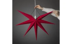 Visa Alla Julstjärnor|Julstjärnor Med Sladd<Konstsmide Neo Julstjärna 78cm Röd Sammet