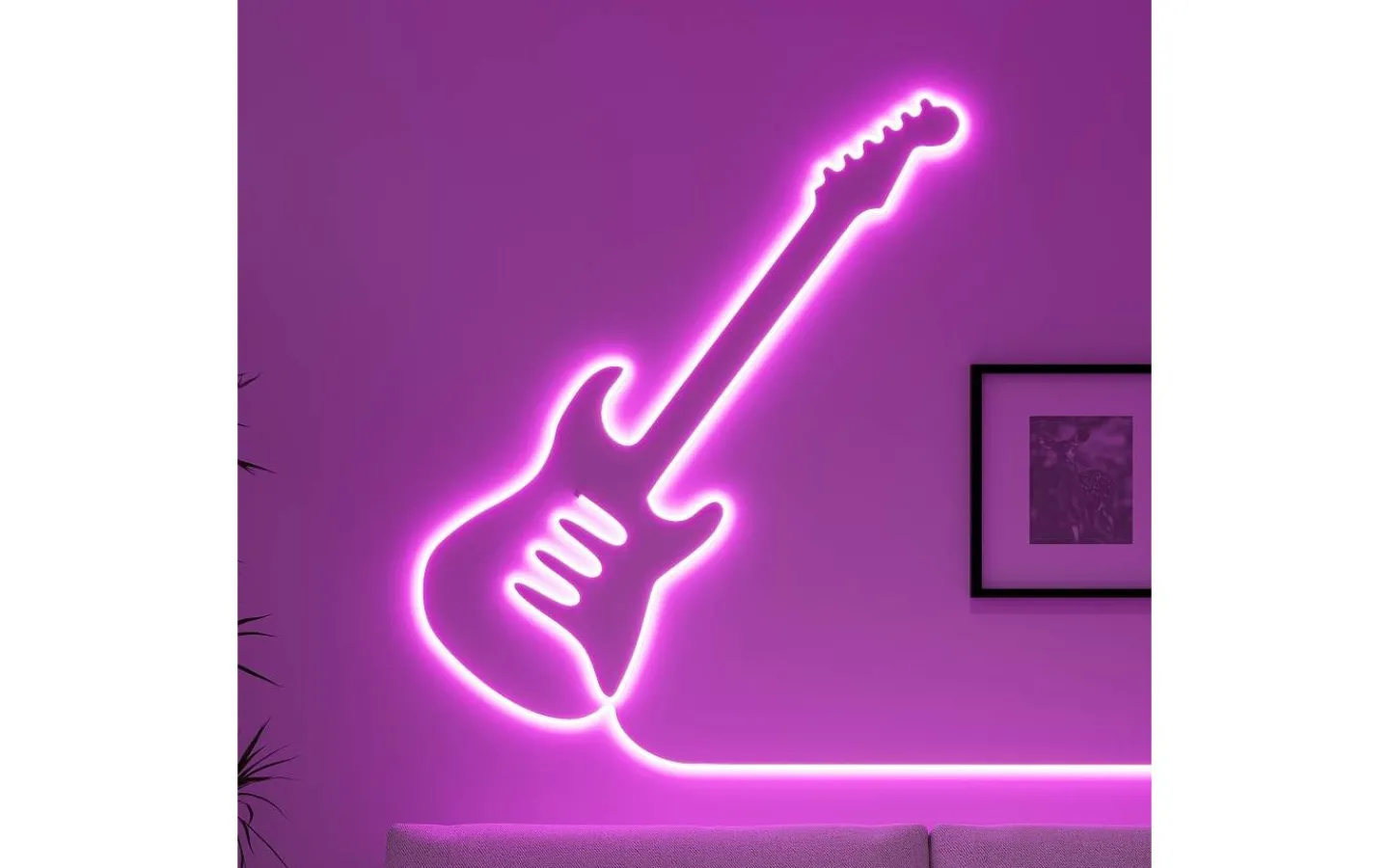 12V Led Slinga<Reality Neon LED-remsa 5m RGB+3000K Komplett Kit Vit