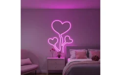 Neon LED-remsa 3m RGB+3000K Komplett Kit Vit