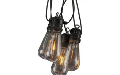 Partyslingor Utomhus 230V|Partyslingor Utomhus 230V<Konstsmide Ängsblomma Partyslinga 4,5m 10L Amber utbytbar LED IP44