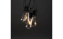 Partyslingor Utomhus 230V|Partyslingor Utomhus 230V<Konstsmide Ängsblomma Partyslinga 4,5m 10L Amber utbytbar LED IP44