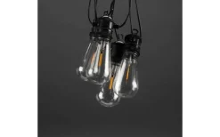 Partyslingor Utomhus 230V|Partyslingor Utomhus 230V<Konstsmide Ängsblomma Partyslinga 4,5m 10L Amber utbytbar LED IP44