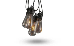 Partyslingor Utomhus 230V|Partyslingor Utomhus 230V<Konstsmide Ängsblomma Partyslinga 4,5m 10L Amber utbytbar LED IP44