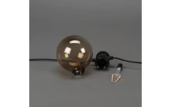 Ängsblomma Solcells-Partyslinga 4,5m 10L Amber utbytbar LED med fjärr IP44