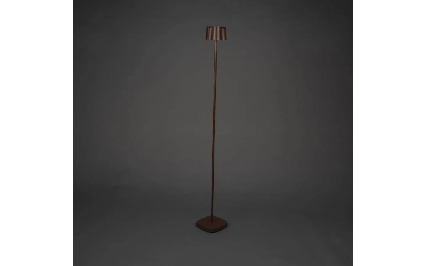 Uppladdningsbara Lampor Utomhus|Uppladdningsbara Lampor Utomhus<Konstsmide Nice Uppladdningsbar Golvlampa LED 120cm Rost IP54