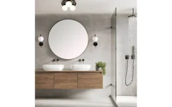 Badrum|Sovrum<Aneta Nicosia Plafond 25cm 3L Badrum Svart/Vit IP44