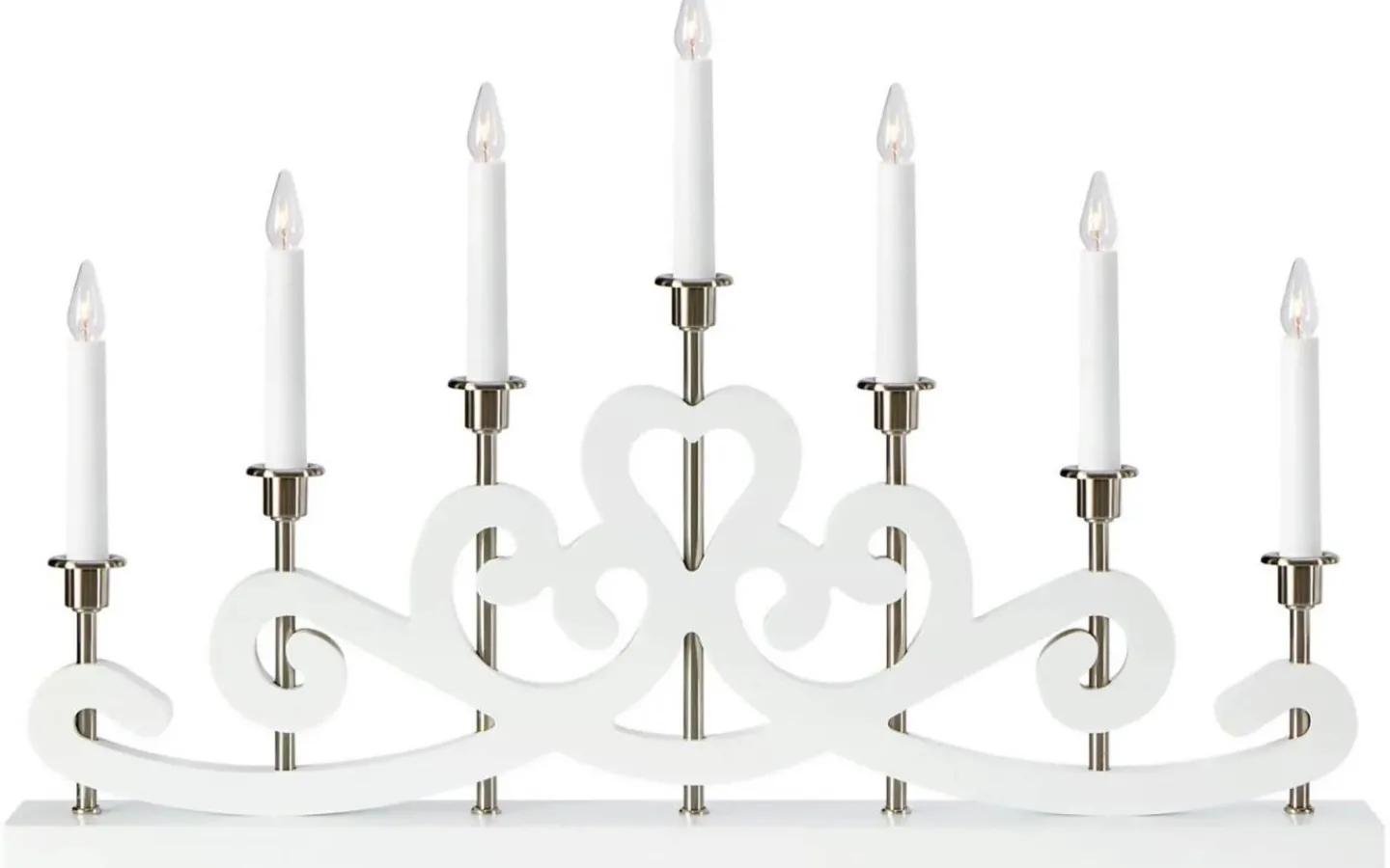 Visa Alla Adventsljusstakar|Adventsljusstakar 31-60 Cm<Markslojd Nightfall Adventsljusstake 41cm Vit