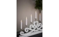 Visa Alla Adventsljusstakar|Adventsljusstakar 31-60 Cm<Markslojd Nightfall Adventsljusstake 41cm Vit