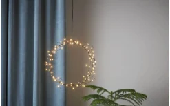 Star Trading Nike Krans 24cm LED Svart Inomhus* Kransar|Julpynt Inomhus