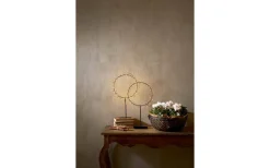 Kransar|Julpynt Inomhus<Star Trading Nike Krans på fot 45cm LED Svart Inomhus