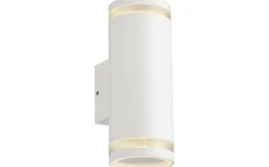 Llitt Nils II Vägglampa GU10 Vit IP44* Upp & Nedljus Lampor