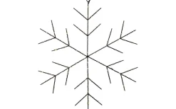 Julpynt Inomhus<Star Trading Niva Batteridriven Snöflinga LED 56cm