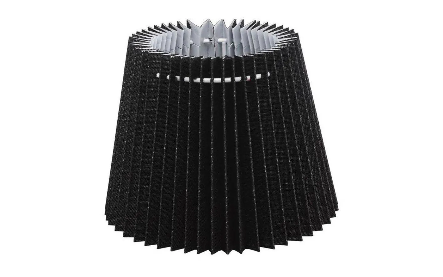 Plisserade Lampskärmar<Oriva Nody Lampskärm Ø16cm Veckad Svart