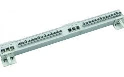 Malmbergs Noll-/skyddsledarskena, 2x(14x1,5-4 + 3x2,5-16)* Normkapslingar, Mätarskåp