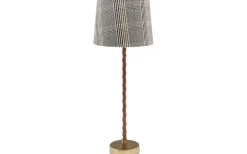 PR Home Nora Lampfot 46cm Antikmässing* Lampfötter