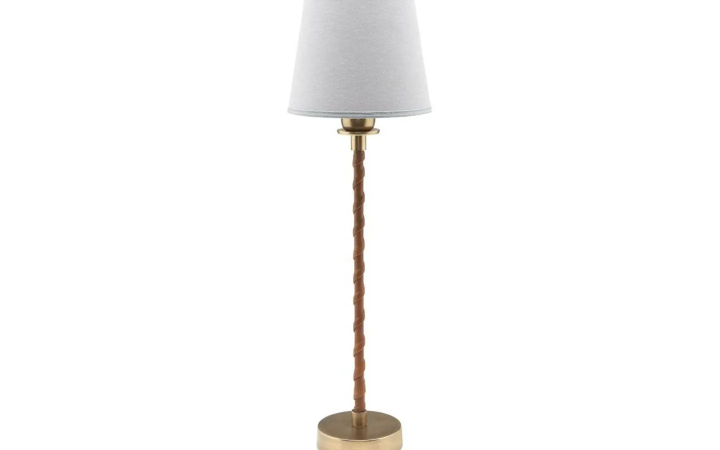 PR Home Nora Lampfot 46cm Antikmässing* Lampfötter