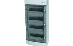 Normkapsling, ASA-plast, 48 moduler, IP65