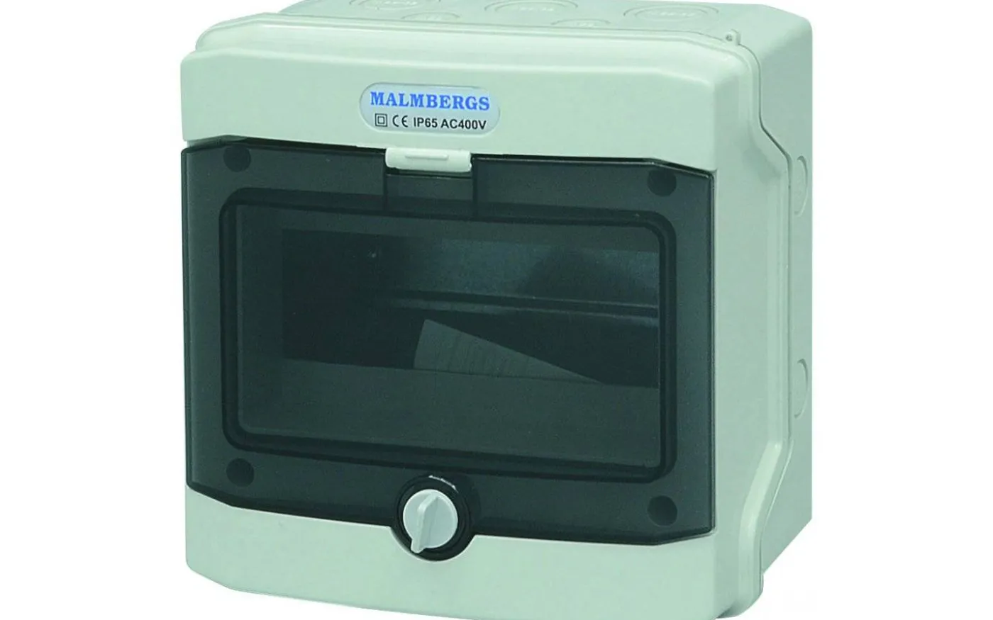 Normkapsling, ASA-plast, 8 moduler, IP65