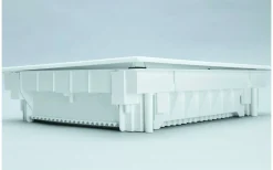 Normkapsling, infälld, 5 rad, 60+10 mod, IP40