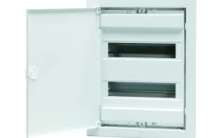 Normkapsling, infälld, 2 rad, 24+4 mod, IP40