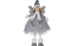 Batteri Julpynt Inomhus<Star Trading Nova Batteridriven Ängel 55cm Grå