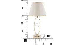 Mauro Ferretti Nuovo Bordslampa 47cm Guld* Bordslampor
