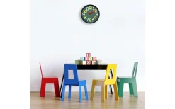 nXt Chalkboard Väggklocka Ø30 cm Svart/Grön