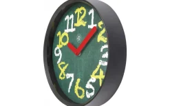 nXt Chalkboard Väggklocka Ø30 cm Svart/Grön