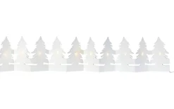 Markslojd Nygården Batteridriven Bordsdekoration Granar 110cm Vit* Batteri Julpynt Inomhus