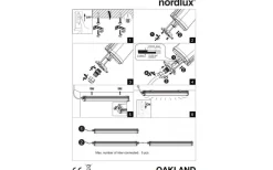 Led-Armaturer<Nordlux Oakland LED-Armatur 155cm 5600lm 60W 4000K IP65