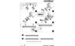 Oakland LED-Armatur 65cm 1050lm 11W 4000K IP65
