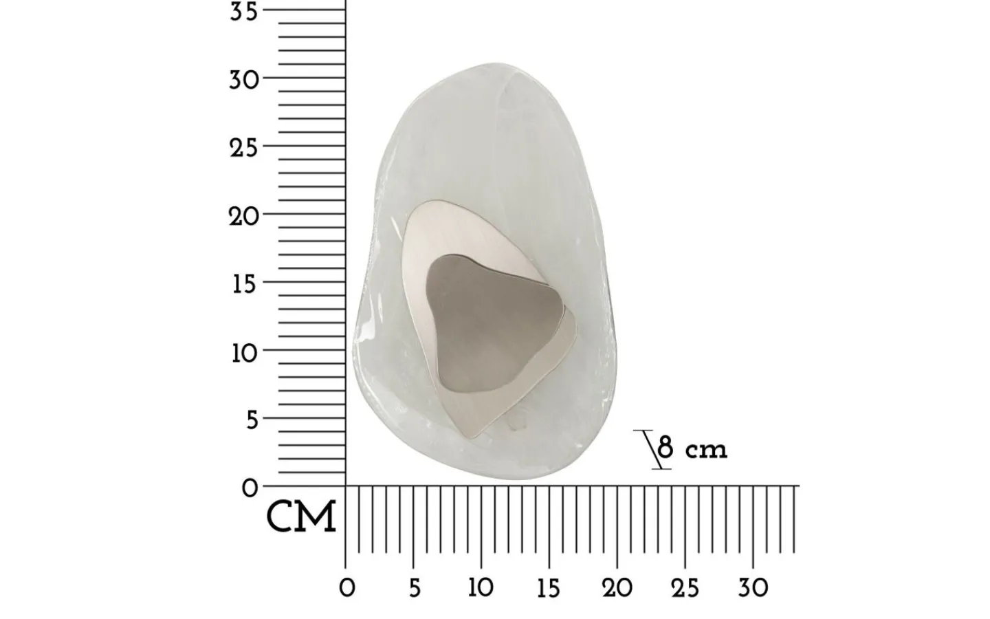 Mauro Ferretti Ocean Vägglampa 31cm Silver* Lampetter