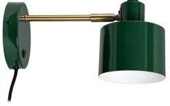 Dyberg Larsen Ocean Vägglampa Mörkgrön/Mässing* Läslampor