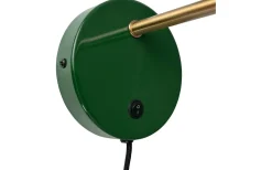 Dyberg Larsen Ocean Vägglampa Mörkgrön/Mässing* Läslampor