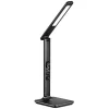 Halo Design Office Skrivbordslampa med Digital Klocka CCT-Dim 36cm Svart* Skrivbordslampor