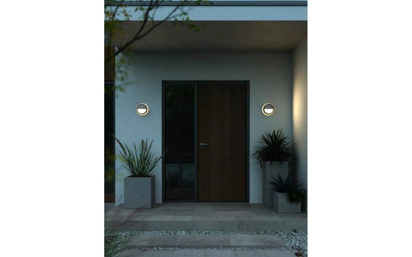 Taklampor Utomhus|Vägglampor Utomhus<Nordlux Oliver Vägglampa/Plafond 19,5cm 2700K 600lm 9W Svart IP54