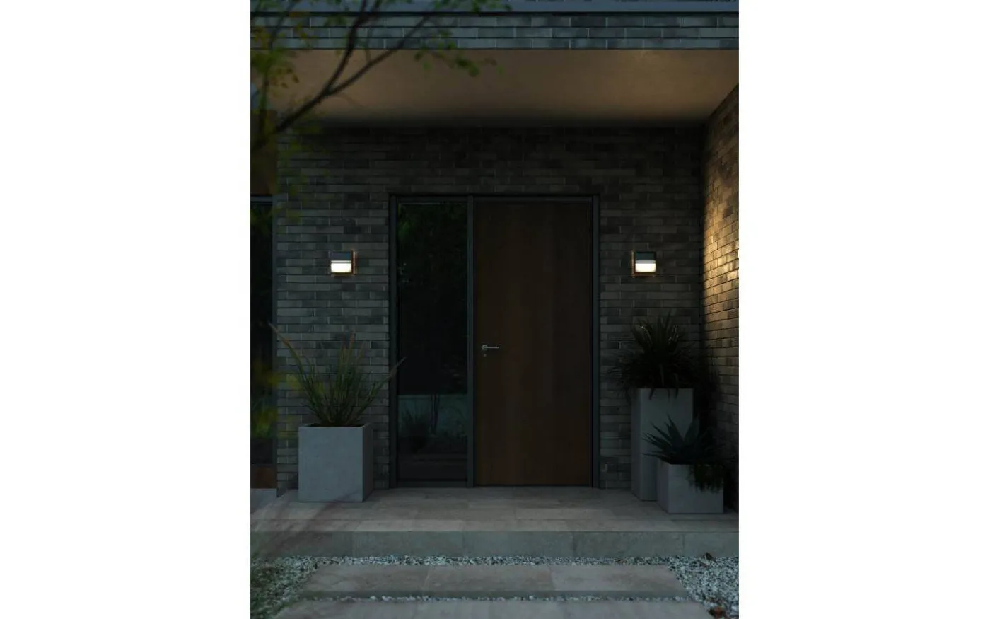 Oliver Vägglampa/Plafond 17,5cm 2700K 600lm 9W Svart IP54